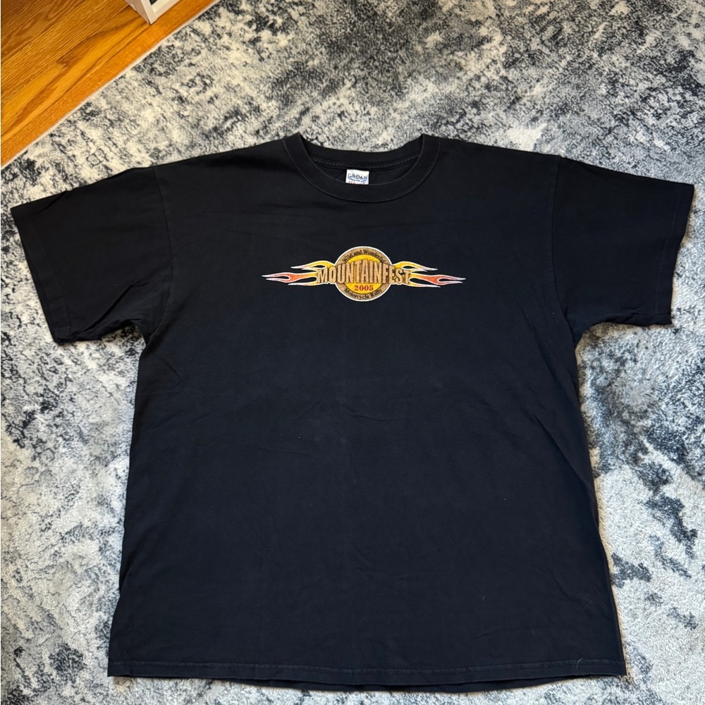 Vintage 2005 West Virginia Mountainfest Motorcycle T Shirt